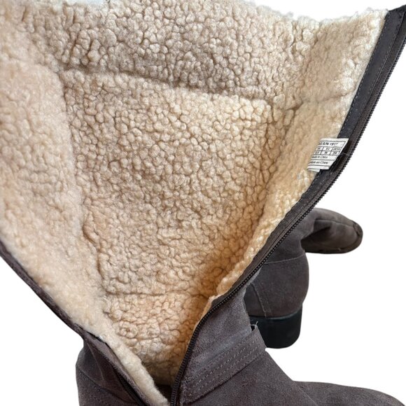 UGG Jillian Gray Suede Knee Boots - Picture 10 of 12